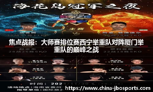 焦点战报：大师赛排位赛西宁举重队对阵厦门举重队的巅峰之战